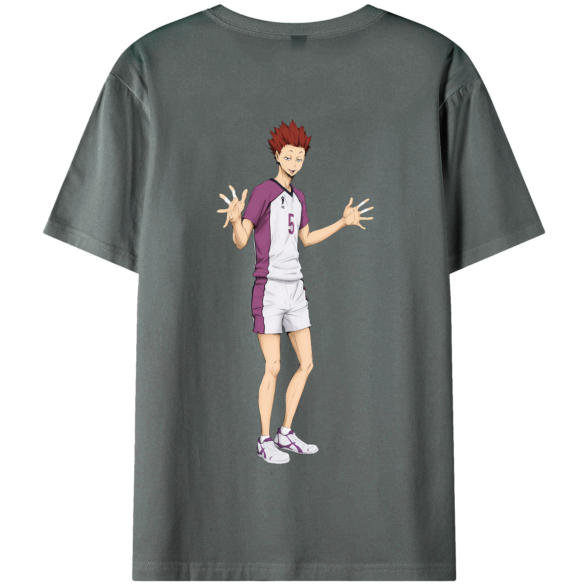（画像用） ハイキュー!! Haikyu!! 綿100％半袖Tシャツ（背面プリント）